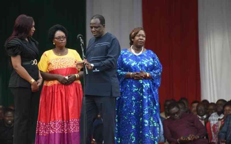 How Wycliffe Oparanya Balances Life with Two Wives and a Companion