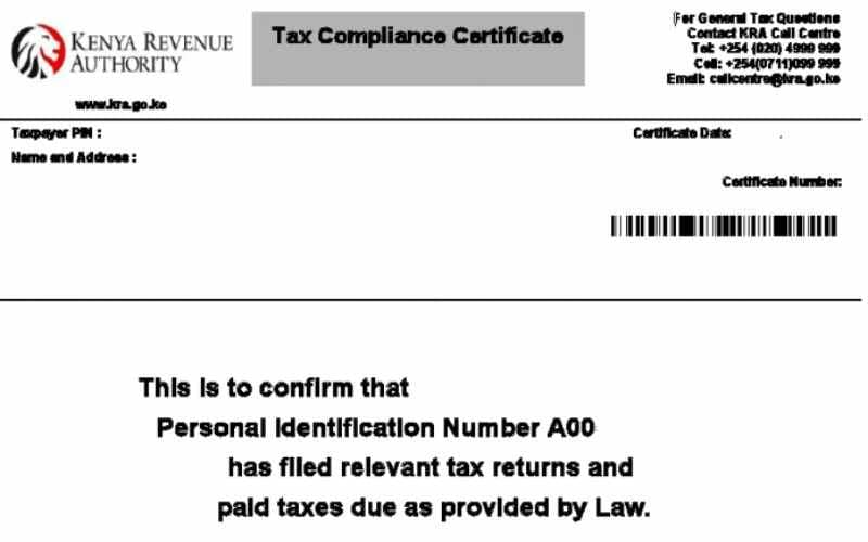 What Is a KRA Tax Compliance Certificate (TCC) and Why You Need It