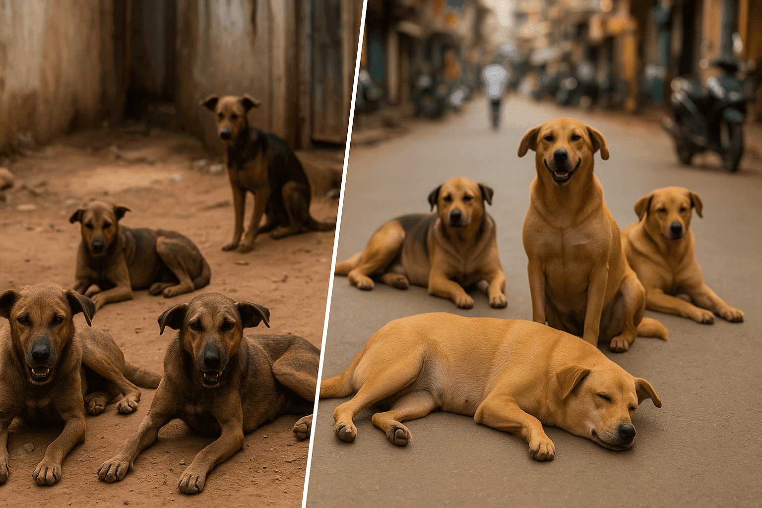 The Dogs in This New Neighbourhood